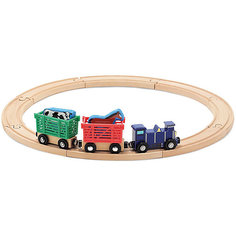 "Железная дорога" н-р "Животные" Melissa & Doug