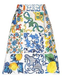 Юбка до колена Dolce & Gabbana