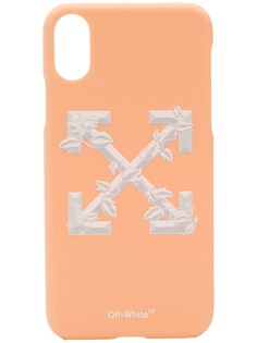 Off-White чехол для iPhone X с фирменными стрелками