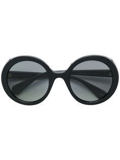 Gucci Eyewear солнцезащитные очки в круглой оправе с затемненными линзами