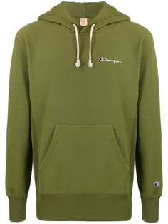 Champion logo jersey hoody