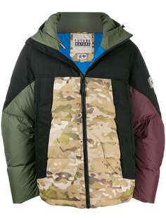 Griffin пуховик в стиле колор-блок