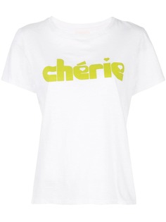 Cinq A Sept футболка с принтом Cherie