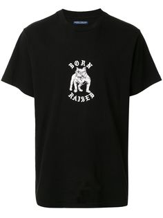 BornxRaised футболка Boardwalk Shark с логотипом