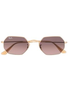 Ray-Ban солнцезащитные очки в восьмиугольной оправе
