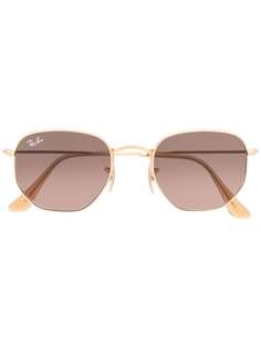 Ray-Ban солнцезащитные очки в шестиугольной оправе