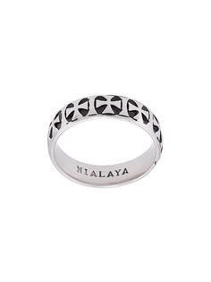 Nialaya Jewelry кольцо Iron Cross