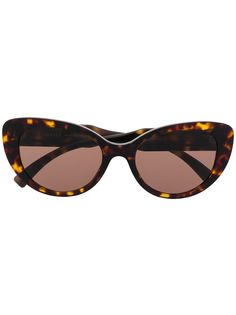 Versace Eyewear солнцезащитные очки в оправе кошачий глаз черепаховой расцветки