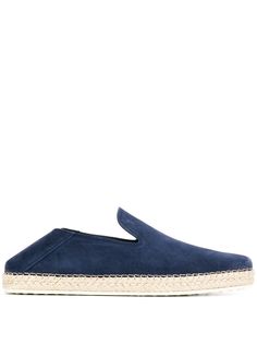 Tods лоферы с плетеной подошвой Tod`S