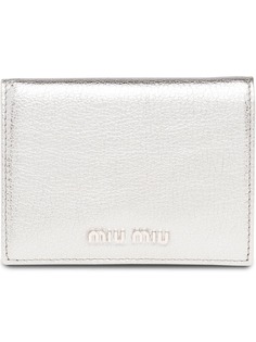 Miu Miu кошелек с бляшкой с логотипом