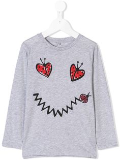 Stella McCartney Kids ladybug print long sleeve T-shirt