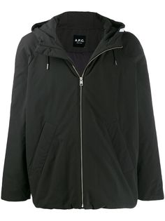 A.P.C. hooded zip-up jacket