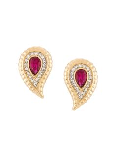 Christian Dior Pre-Owned серьги-клипсы 1980-х годов