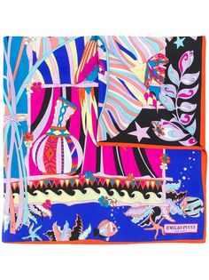 Emilio Pucci фуляр с принтом