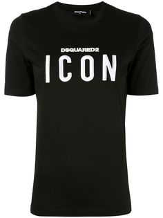 Dsquared2 футболка с вышивкой Icon
