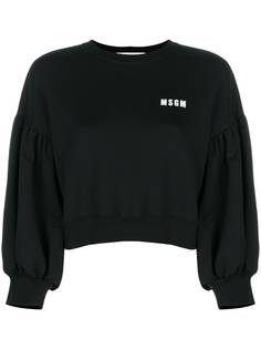 MSGM толстовка с объемными рукавами