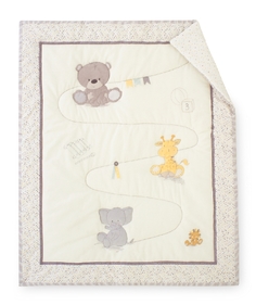Одеяло стеганое "Медвежонок", 120x100 см, кремовый Mothercare