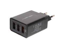 Зарядное устройство Red Line NQC-3A Tech 3xUSB QC 3.0 Black УТ000015765