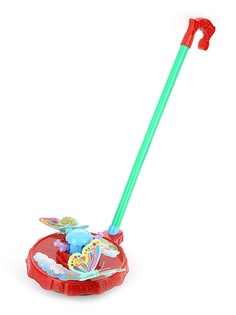 Каталка Shantou Gepai / Наша игрушка Бабочки с ручкой 42088