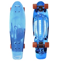 Скейт Y-Scoo Big Fishskateboard Metallic 27 Blue-Brown 402H-Bl