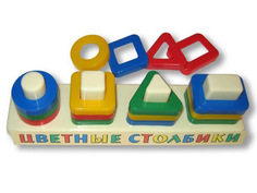 Сортер Аэлита Цветные столбики ЦТ-1