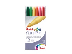 Фломастеры Pentel Color Pen 12 цветов S360-12