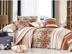 Постельное белье Cleo Satin Lux 20/302-SL Комплект 2-спальный Сатин