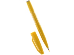 Фломастер-кисть Pentel Brush Sign Pen Yellow SES15C-G
