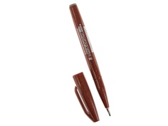 Фломастер-кисть Pentel Brush Sign Pen Brown SES15C-E