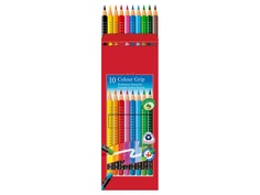 Карандаши цветные Faber-Castell Grip 10 цветов 116613