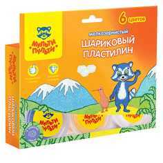 Набор для лепки Мульти-пульти Пластилин шариковый Енот в Новой Зеландии 6 цветов MF_10688
