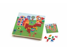 Настольная игра Djeco Мозаика Животные 08137