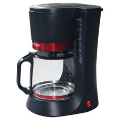 Кофеварка Delta Lux DL-8152 Black-Red