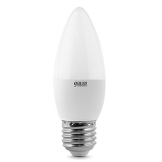 Лампочка Gauss Elementary Candle E27 6W 220V 4100K 450Lm Cold Light 33226