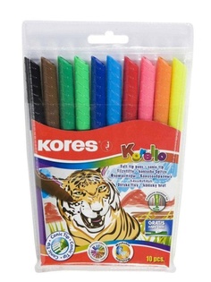 Фломастеры Kores 10 цветов 313360