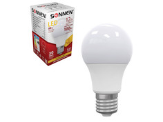 Лампочка Sonnen LED A60 E27 12W 175-265V 2700K 1300Lm Warm Light 453697