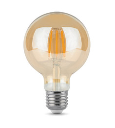 Лампочка Gauss LED Filament G95 E27 6W 2400K Golden 105802006