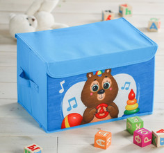 Короб для игрушек Школа талантов Мишка 3818373