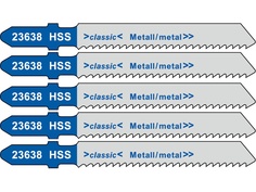 Пилка Metabo T118B HSS по стали/цветному металлу 5шт 623638000