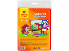 Трафарет-раскраска Мульти-пульти Лесные звери TP_21685