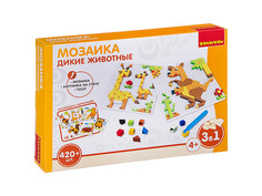 Настольная игра Bondibon Мозаика Дикие животные ВВ3032