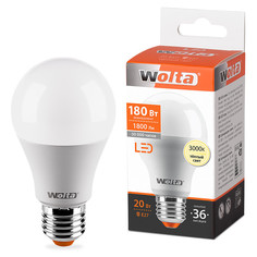 Лампочка Wolta LED A60 E27 20W 220V 3000K 1900Lm Warm Light 25Y65BL20E27