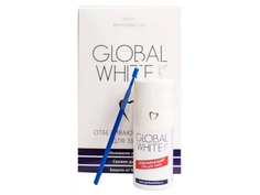 Гель отбеливающий для зубов Global White 15ml + микрощетка 4605370004212