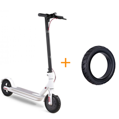 Электросамокат Xiaomi Mijia Electric Scooter M365 White NewGen 2.0 & комплект покрышек FBC4003GL