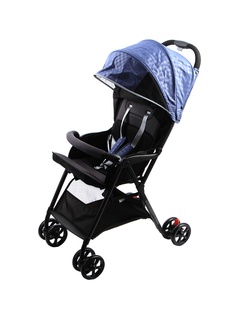 Коляска Xiaomi Qborn Lightweight Folding Stroller TQ02OS Light Blue