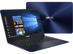 Ноутбук ASUS Zenbook UX430UA-GV499T Blue 90NB0EC5-M11540 (Intel Core i3-7100U 2.4 GHz/4096Mb/256Gb SSD/Intel HD Graphics/Wi-Fi/Bluetooth/Cam/14.0/1920x1080/Windows 10)