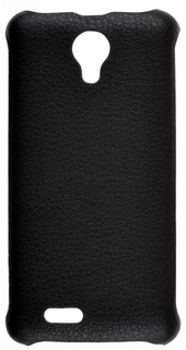 Аксессуар Чехол-накладка SkinBox для Digma Q400 3G HIT Leather Shield Black T-S-DQ4003GH-009