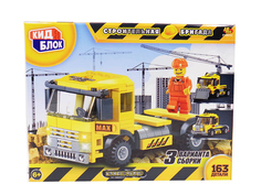 Конструктор ABtoys Кид блок - Строительная бригада 163 дет. PT-00754