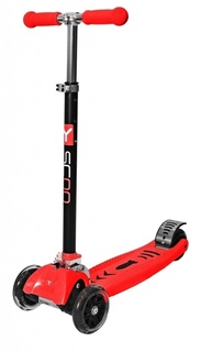 Самокат Y-Scoo Maxi City RT Simple Gagarin Red
