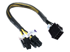 Аксессуар Кабель-удлинитель Akasa ATX12V PSU 8Pin (M) to 8Pin 2x4pin (F) 30cm AK-CB8-8EXT